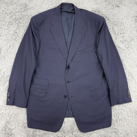 Ralph Lauren Other - Ralph Lauren‎ Purple Label Blazer Men's 47 Navy 100% Wool 3 Button Made In Italy